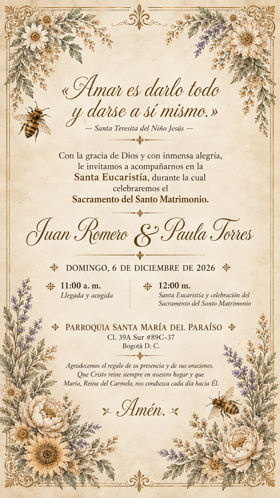 Invitación Romero Torres